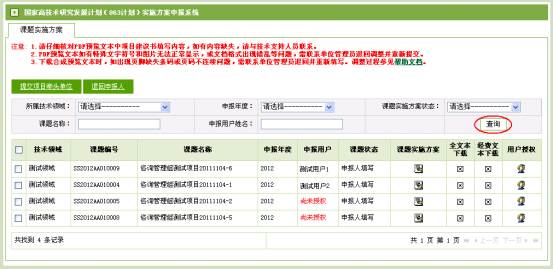 課題實施方案查詢