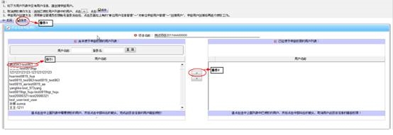 項目授權界面