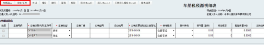 車船稅稅源明細(xì)表