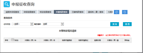 未繳稅款查詢