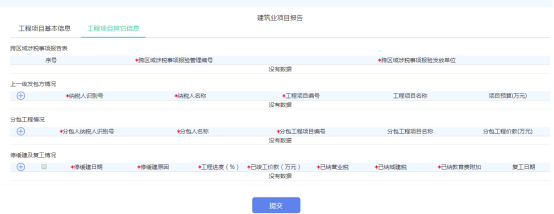 工程項(xiàng)目其他信息