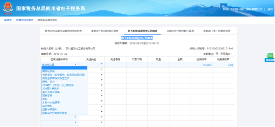 填寫準(zhǔn)予扣除消費(fèi)稅憑證明細(xì)表