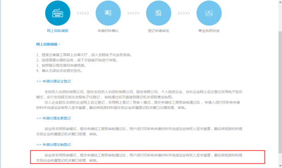 全程電子化登記申請(qǐng)辦理流程說(shuō)明