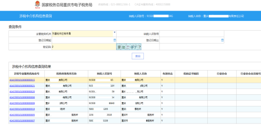 錄入主管稅務(wù)機(jī)關(guān)及驗(yàn)證碼等信息