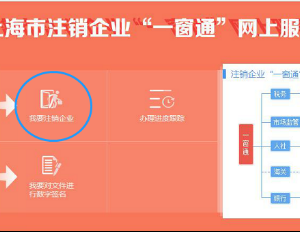 上海市注銷企業(yè)“一窗通”網上服務操作指南