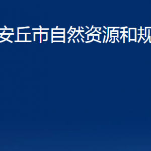 安丘市自然資源和規(guī)劃局各部門(mén)職責(zé)及聯(lián)系電話