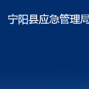 寧陽(yáng)縣應(yīng)急管理各部門對(duì)外聯(lián)系電話