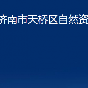 濟南市天橋區(qū)自然資源局各部門職責及聯(lián)系電話