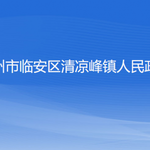 杭州市臨安區(qū)清涼峰鎮(zhèn)政府各部門負責人和聯系電話