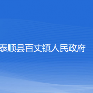 泰順縣百丈鎮(zhèn)人民政府各部門負(fù)責(zé)人和聯(lián)系電話