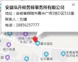 安徽泓升稅務(wù)師事務(wù)所有限公司