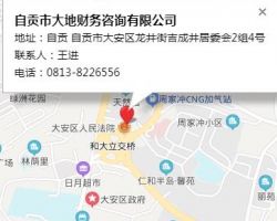 自貢市大地財(cái)務(wù)咨詢有限公司