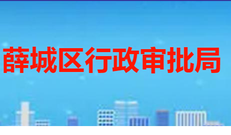 棗莊市薛城區(qū)行政審批服務局