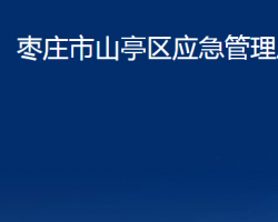 棗莊市山亭區(qū)應(yīng)急管理局