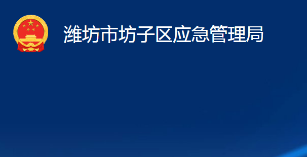 濰坊市坊子區(qū)應急管理局