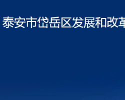 泰安市岱岳區(qū)發(fā)展和改革局