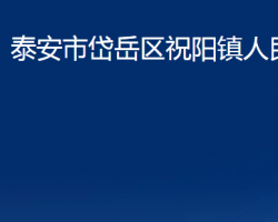 泰安市岱岳區(qū)祝陽鎮(zhèn)人民政府