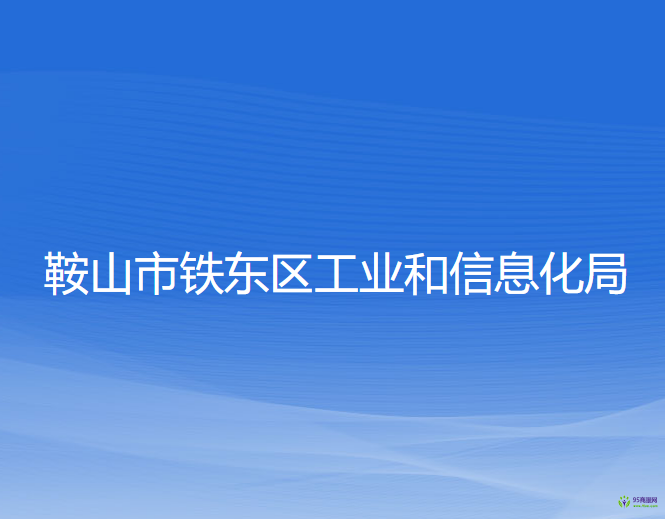 鞍山市鐵東區(qū)工業(yè)和信息化局