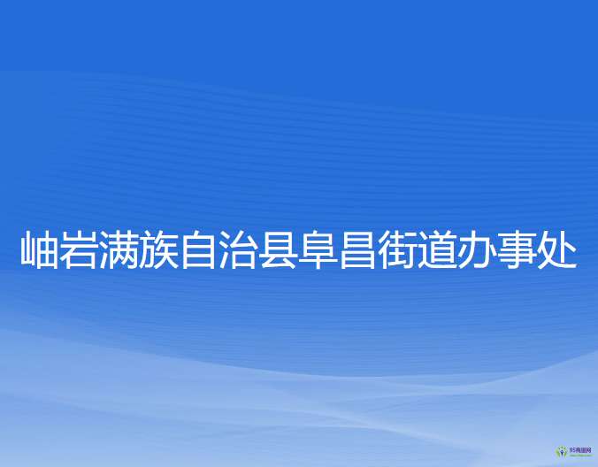 岫巖滿族自治縣阜昌街道辦事處