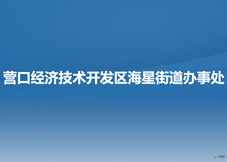 營口經(jīng)濟技術開發(fā)區(qū)海星街道辦事處