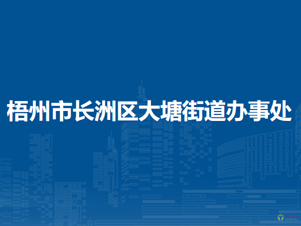 梧州市長(zhǎng)洲區(qū)大塘街道辦事處